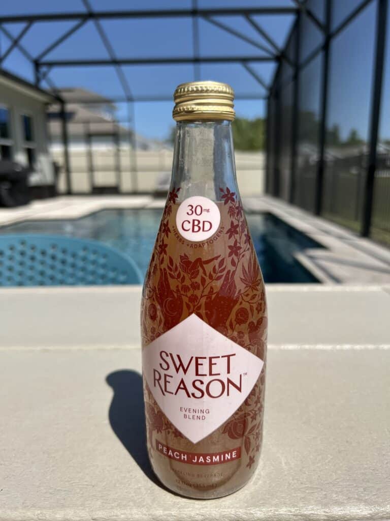 Sweet Reason Peach Jas 30mg Sparkling Water