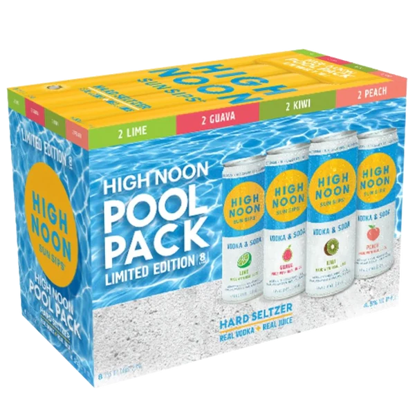 High Noon Pool Pack 8 Pack Cans