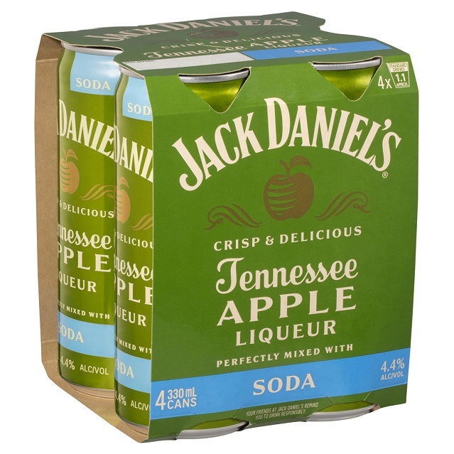 Jack Daniels Apple 4 Pack Cans