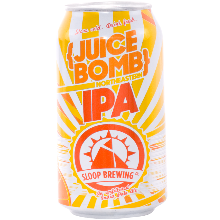 Sloop Brew Juicer Bomb Double IPA 4 Pack Cans