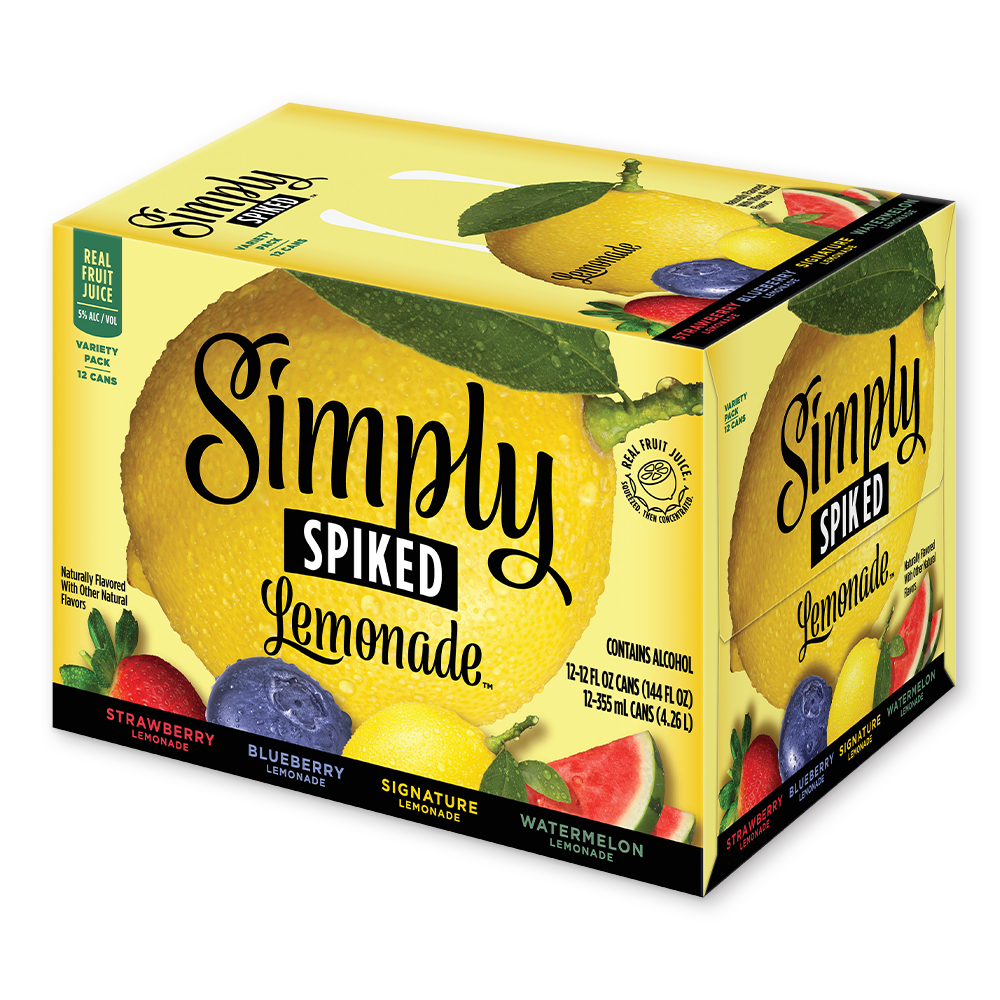 Simply Spk Variety Lemonade 12 Pack Can