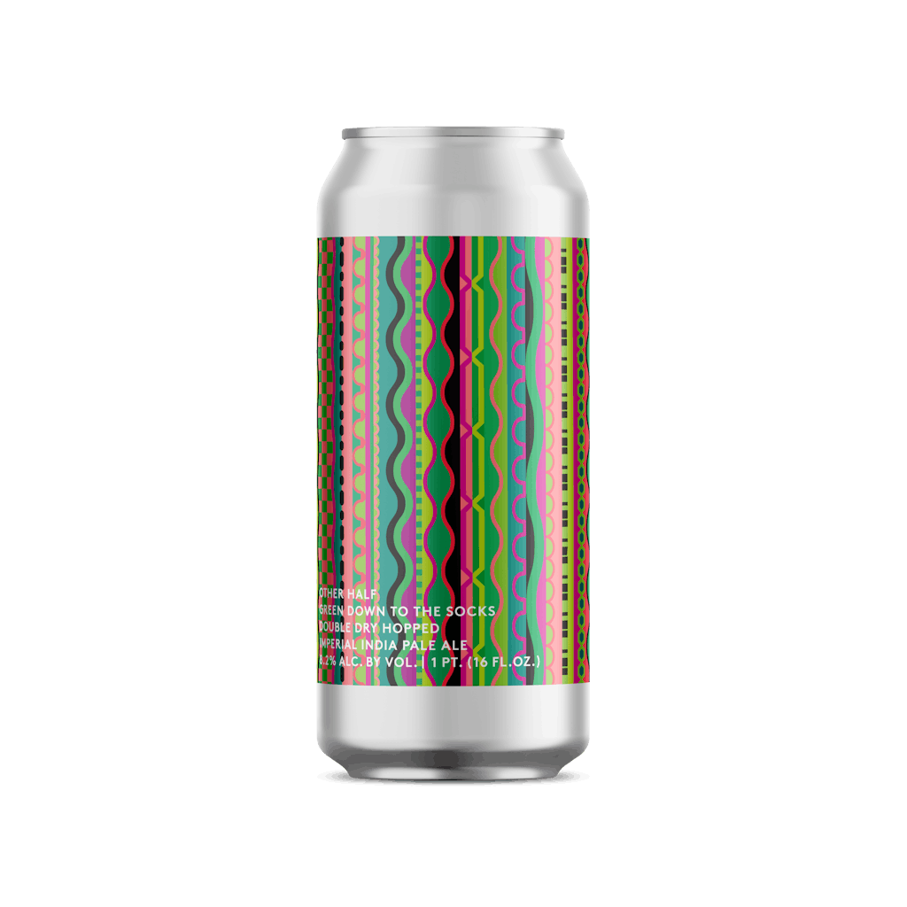Other Half Green Dwn To Socks 4 Pack Cans