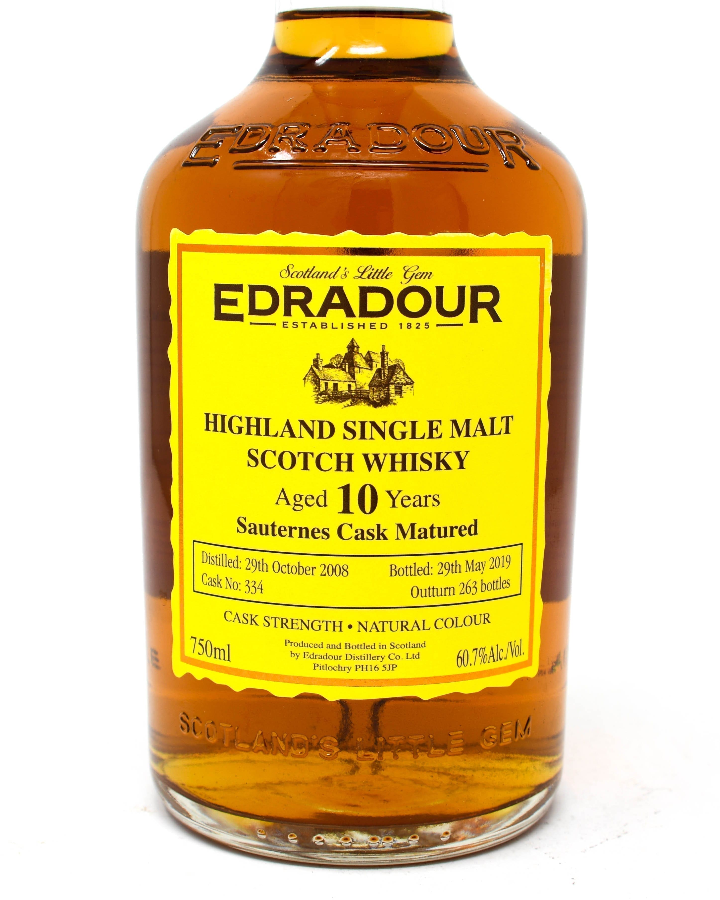 Edradour 10 year old Sautern Cask Single Malt