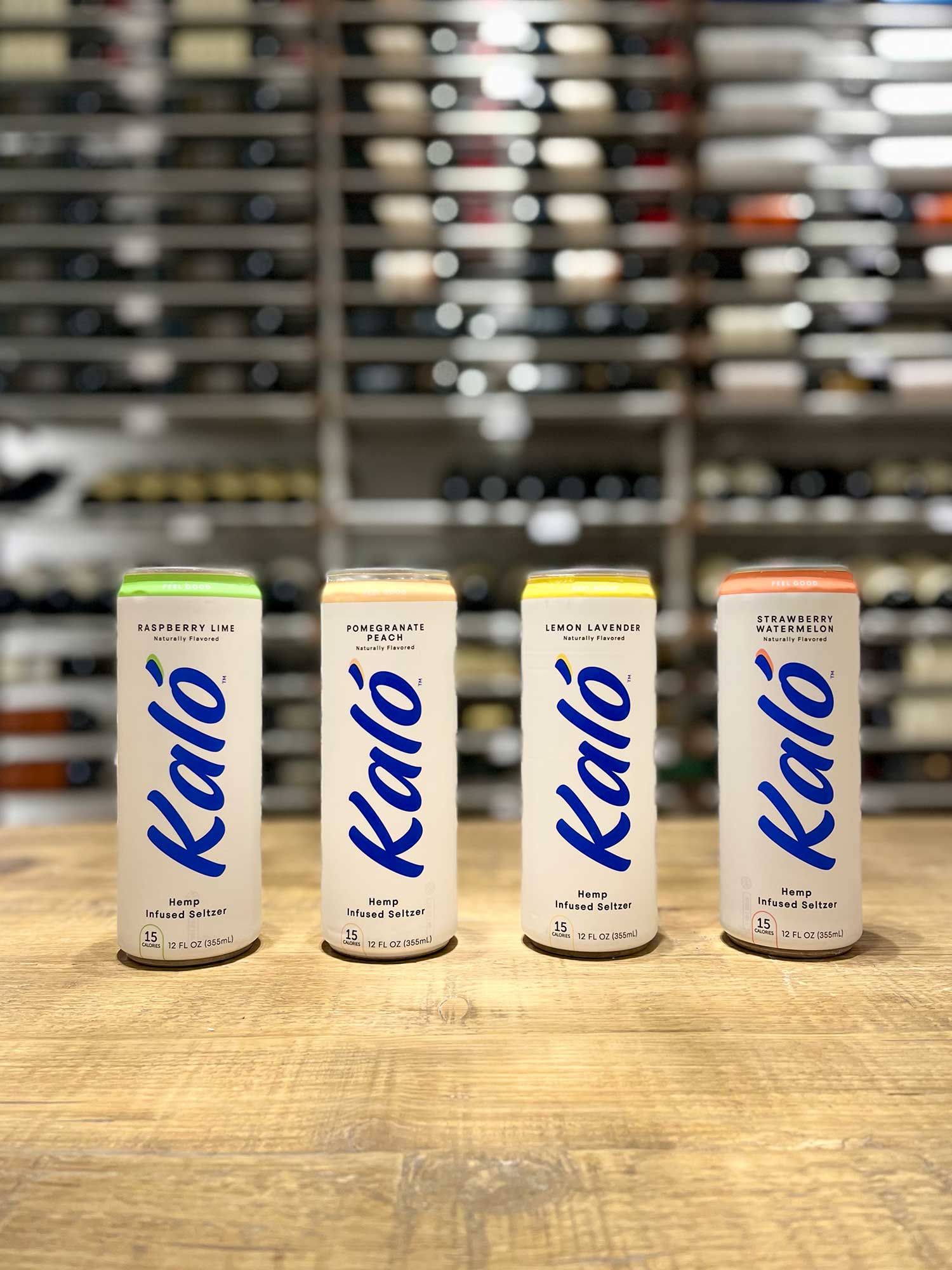 Kalo Hemp Seltzer 4 Pack Cans Ice Tea Variety