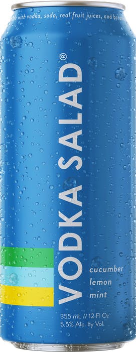 Vodka Salad Cucumber Lime 4 Pack Cans