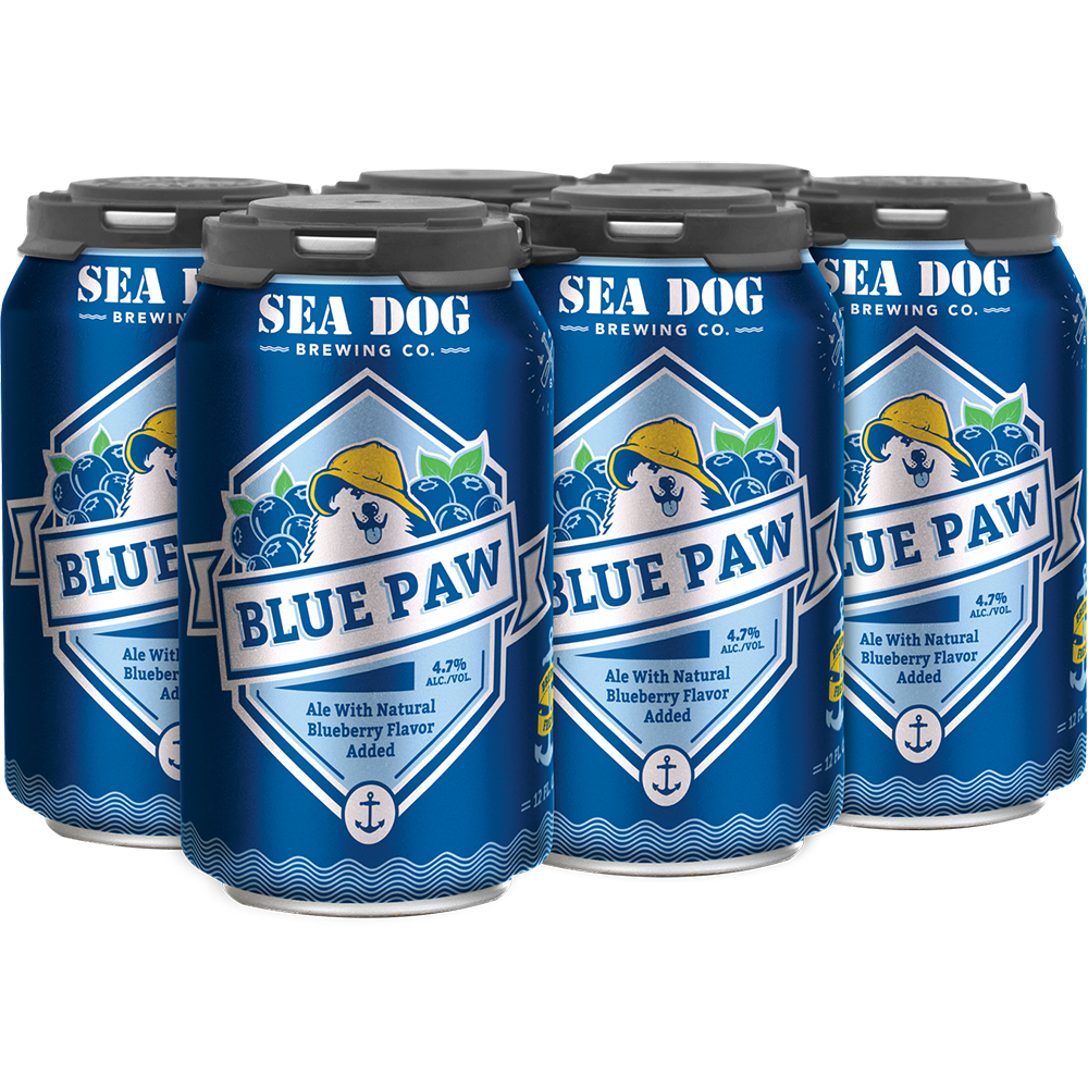Sea Dog Blueberry Wheat 6 Pack Cans