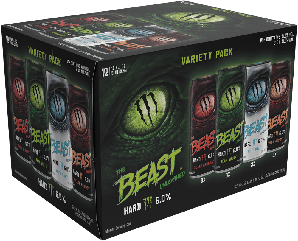 Monster Beast Variety 12 Pack Cans
