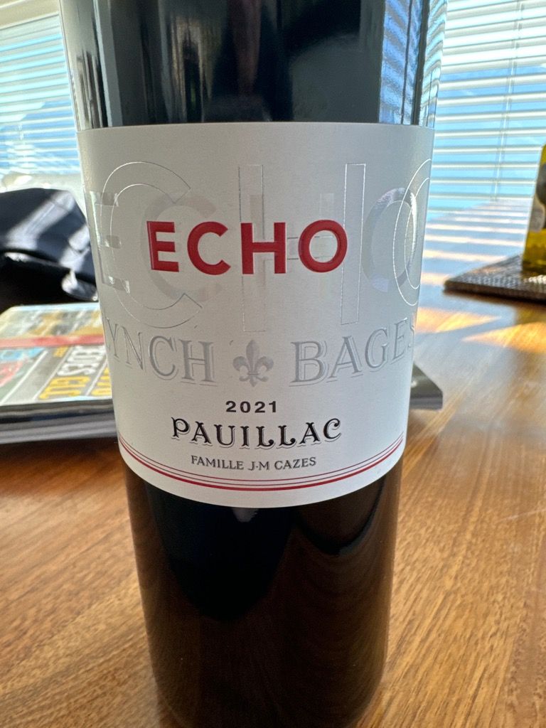 Echo De Lynch Bages Pauillac Bordeaux Red