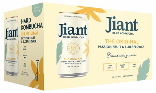 Jiant Original Kombucha 6 Pack Cans