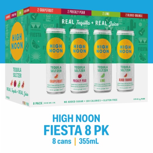 High Noon Teq Seltzer Fiesta Pack 8 Pack Cans
