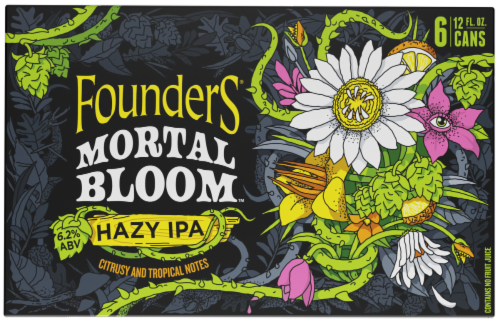 Founders Mortal Bloom Hazy IPA 6 Pack Cans