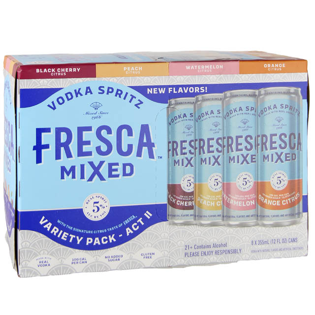 Fresca Mixed Vodka Spirits #2 8 Pack Cans
