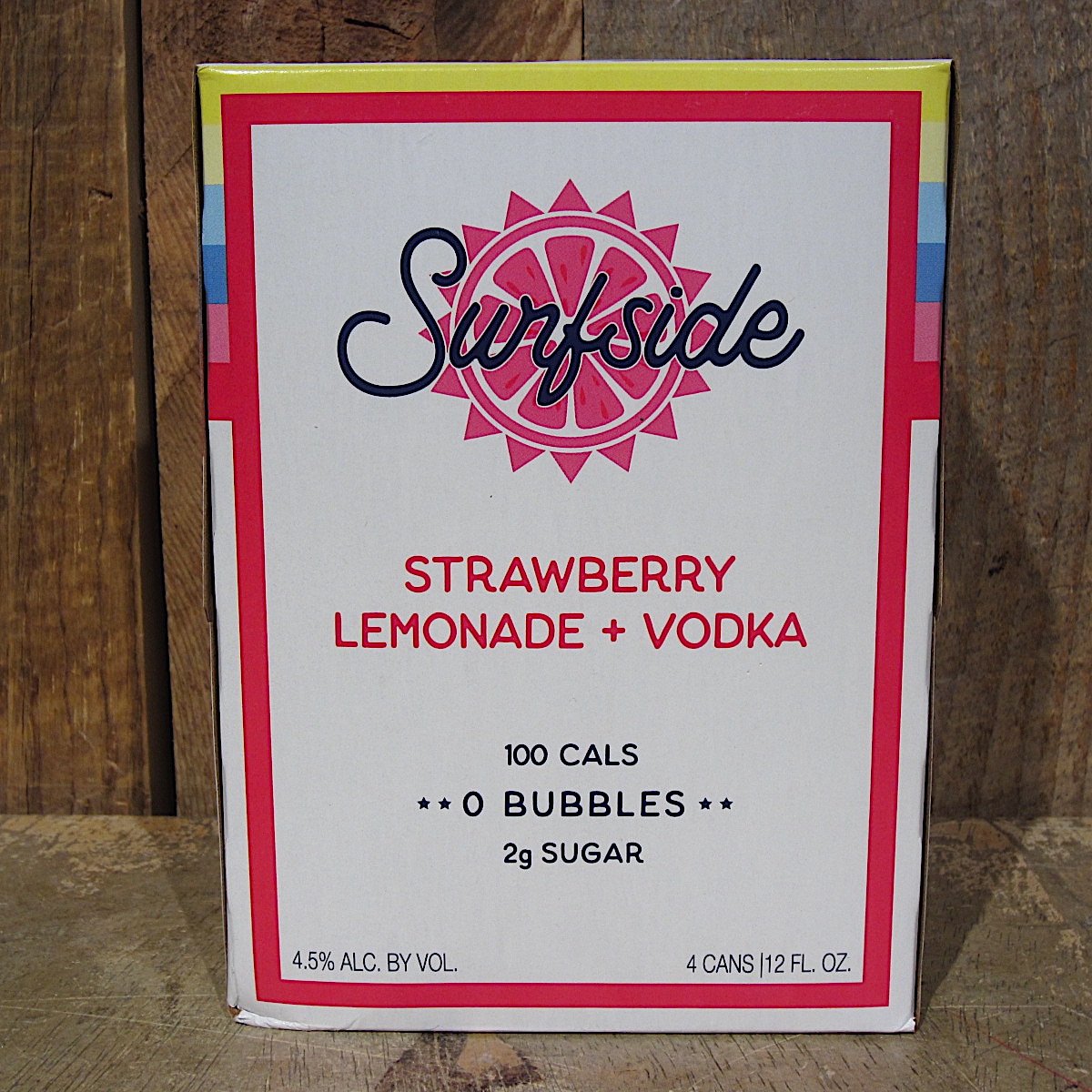 Surfside Strawberry Lemonade 4 Pack Cans