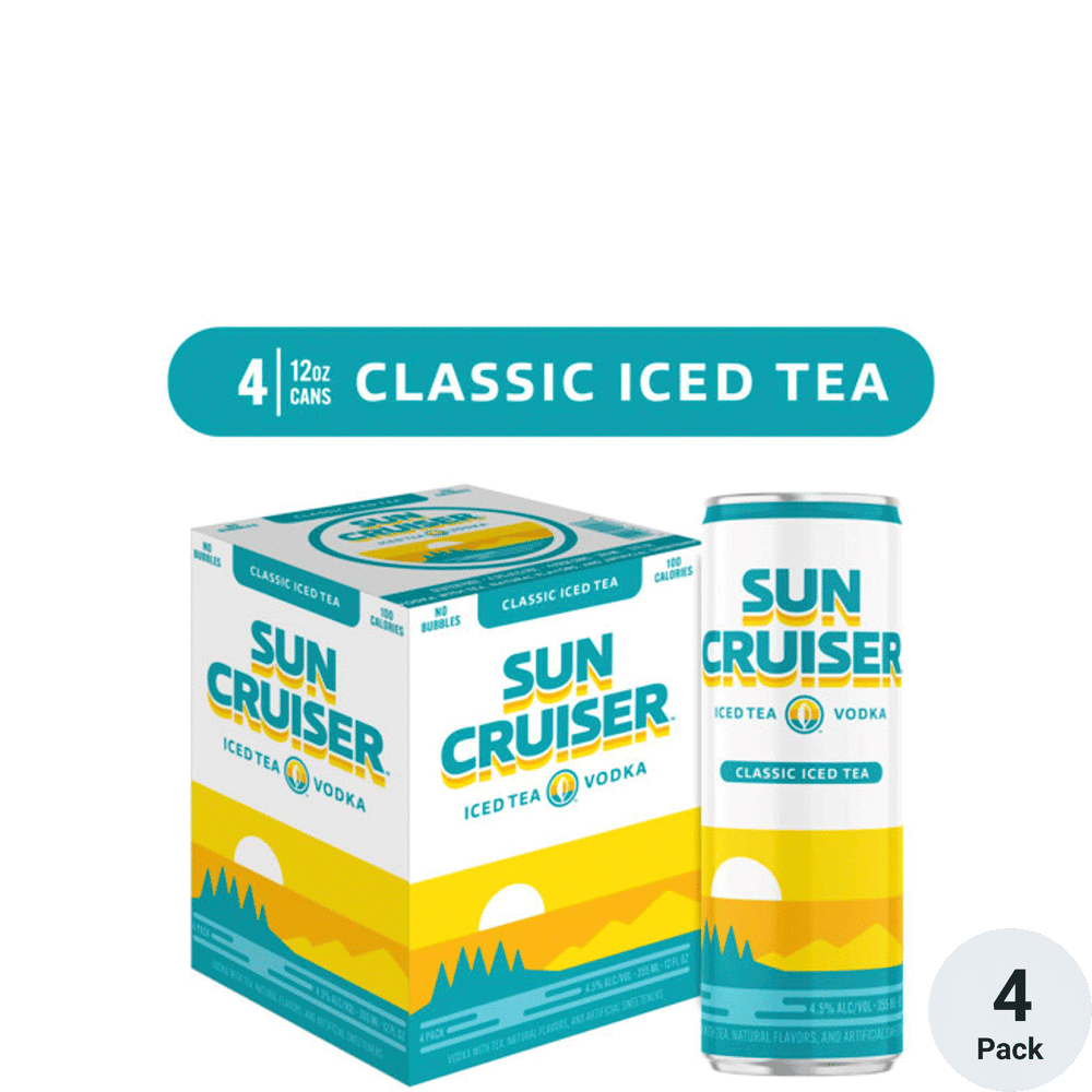Sun Cruiser Ice Tea Vodka 4 Pack Cans