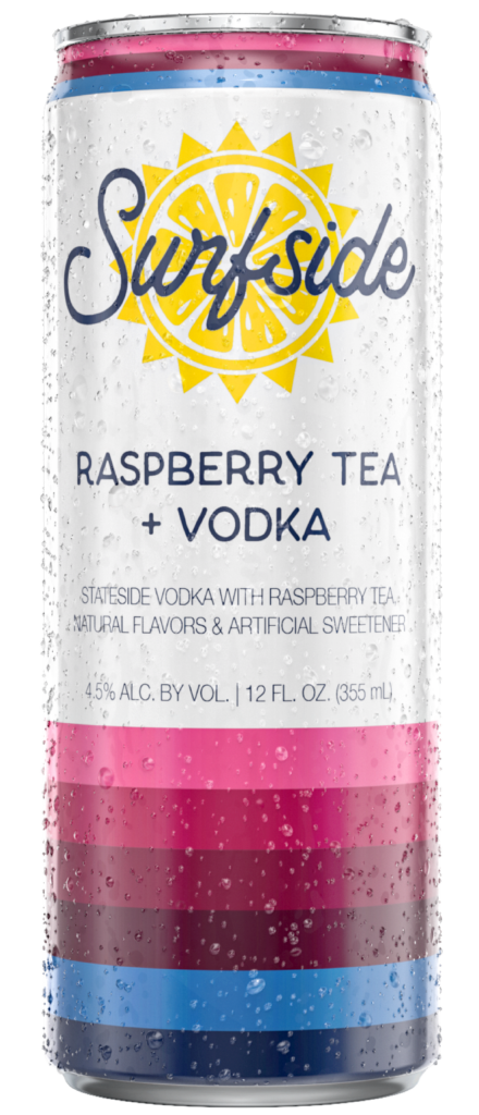 Surfside Raspberry Tea 4 Pack Cans