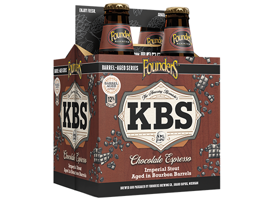Founders Kbs Chocolate Espresso 4 Pack Bottles