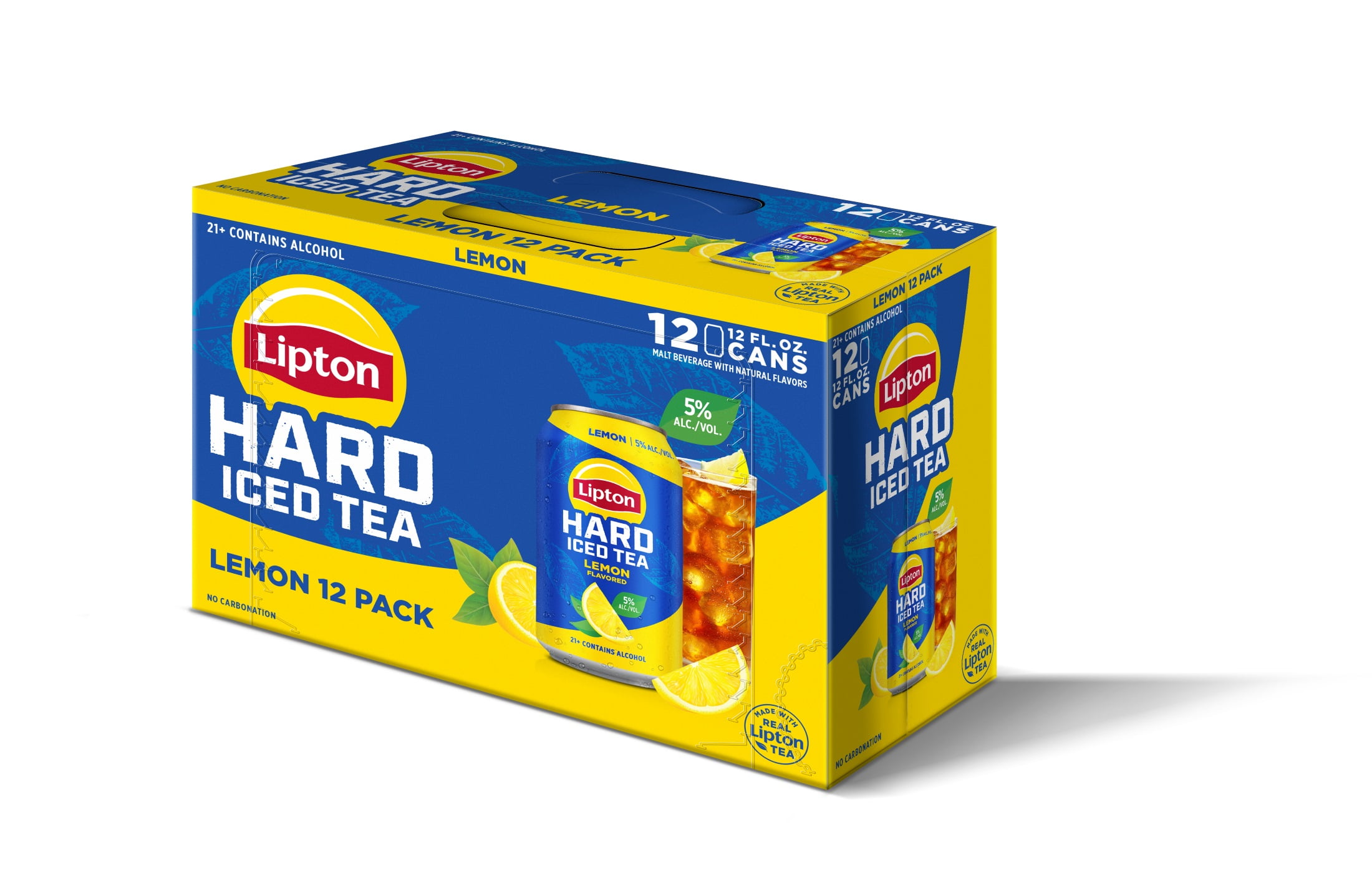 Lipton Hard Lemon Tea 12 Pack Cans