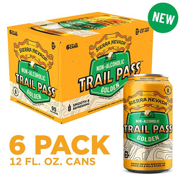 Sierra Trail Pass Golden Non-Alcoholic 6 Pack Cans