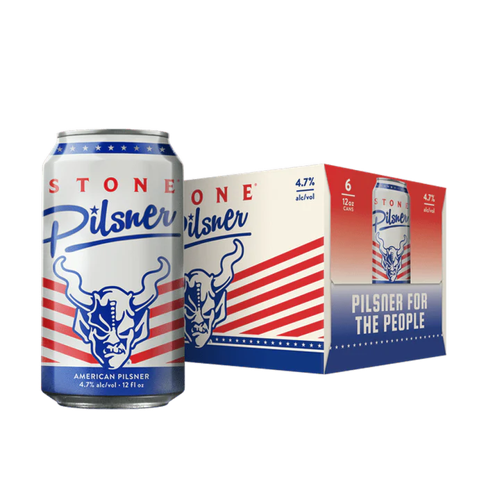 Stone Pilsner 6 Pack Cans