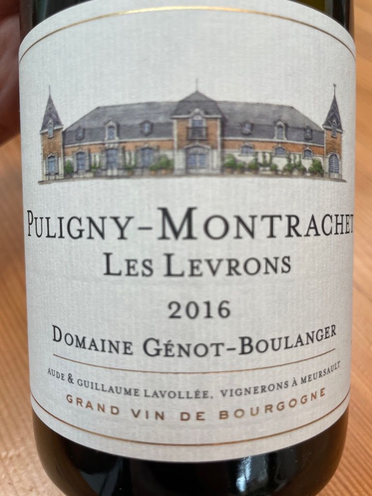 Domaine Genot-Boul Les Levrons Puligny Montrachet