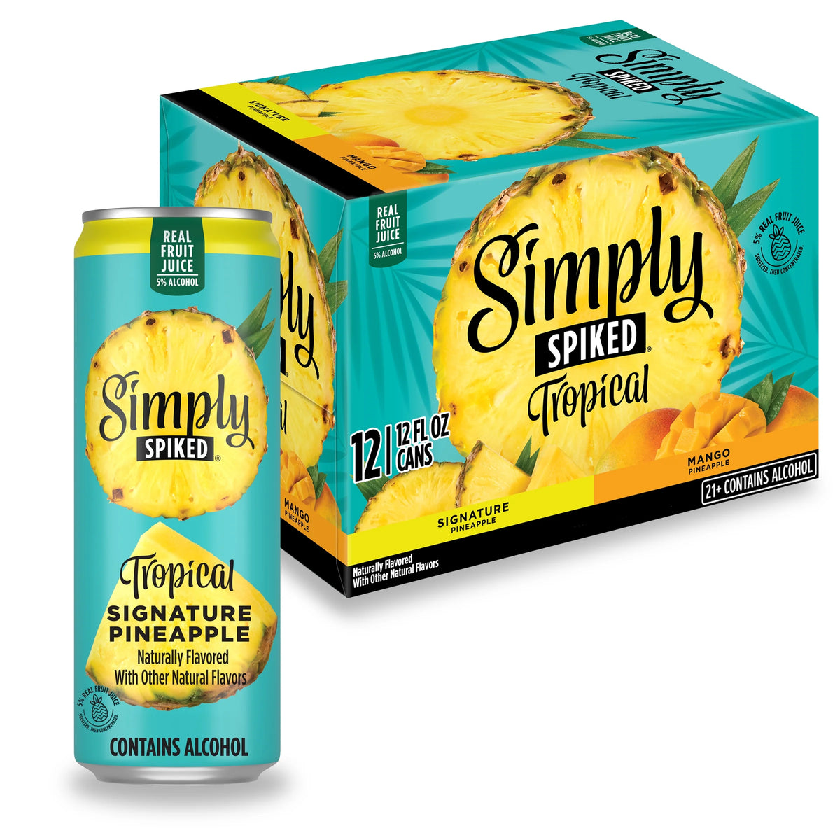 Simply Spk Tropical Variety 12 Pack Can