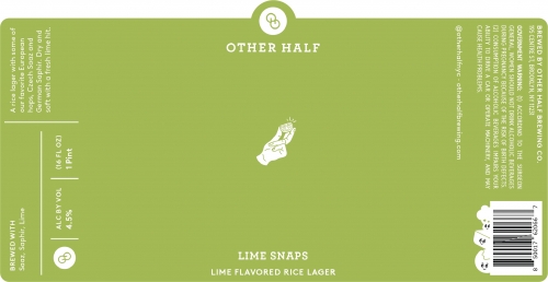 Other Half Lime Snaps 4 Pack Cans