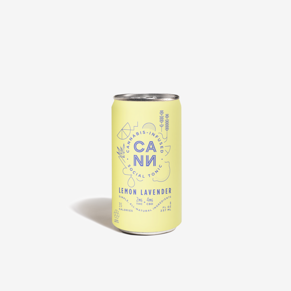 Cann Lo Boy Lemon Lavander 6 Pack Cans