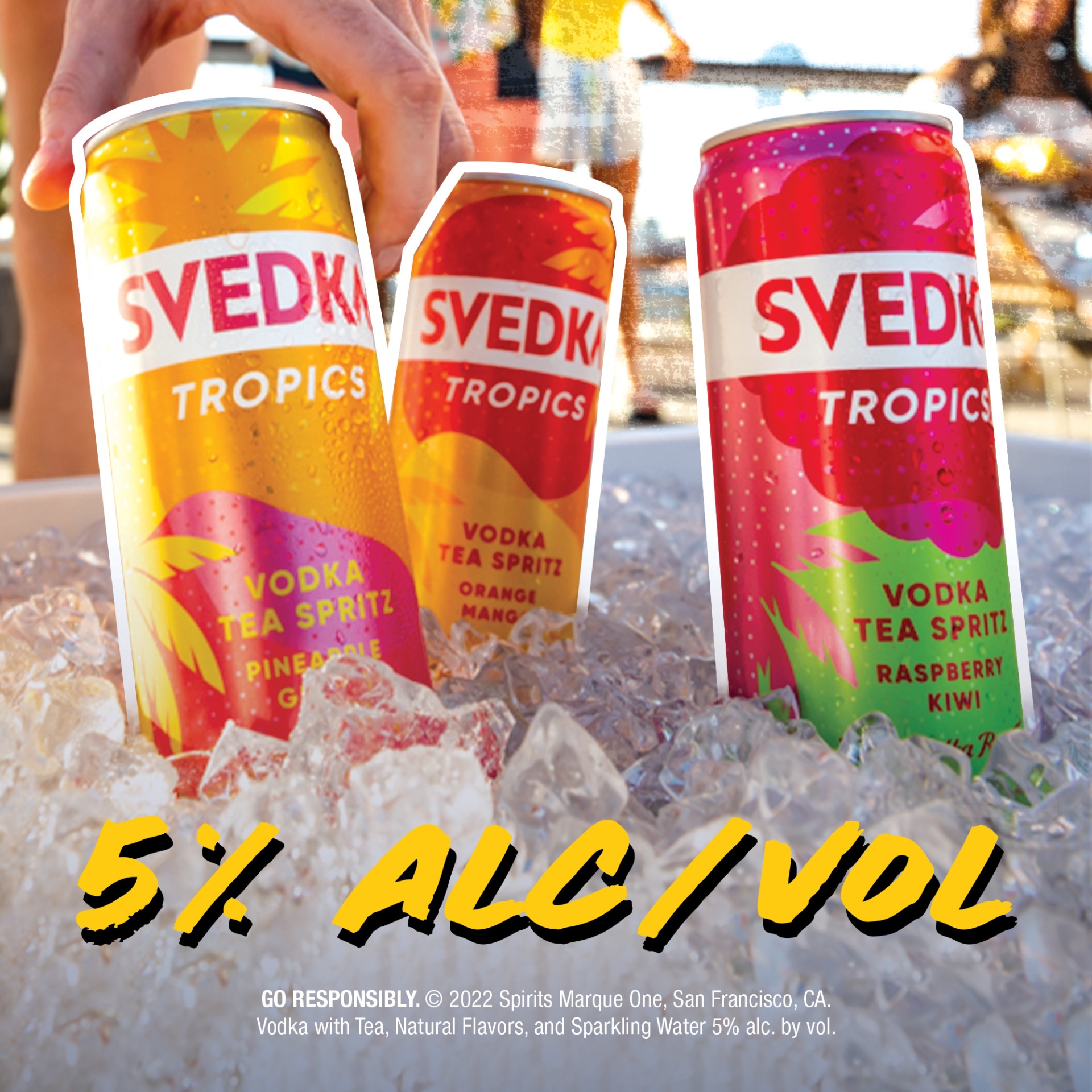 Svedka Tropics Rasp/Kiwi 8 Pack Cans