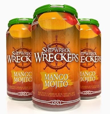 Shipwreck Wrecker Mango Moj 4 Pack Cans