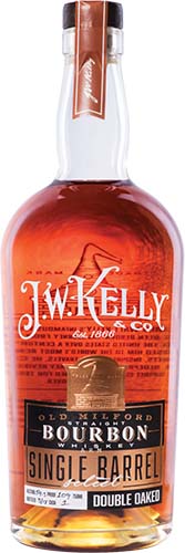 J W Kelly Single Barrel Double Oak Bourbon