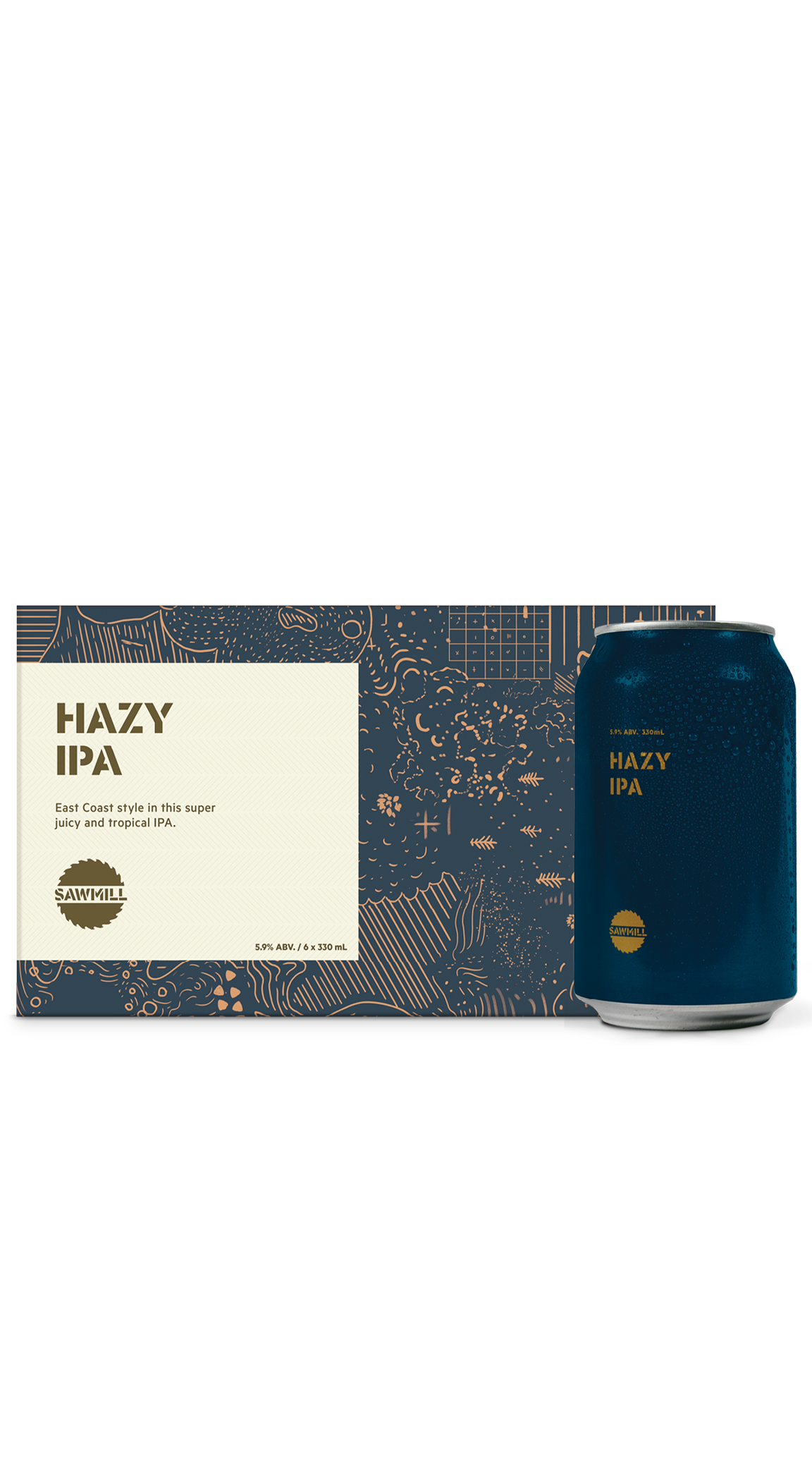 All In Hazy IPA Non-Alcoholic 6 Pack Cans