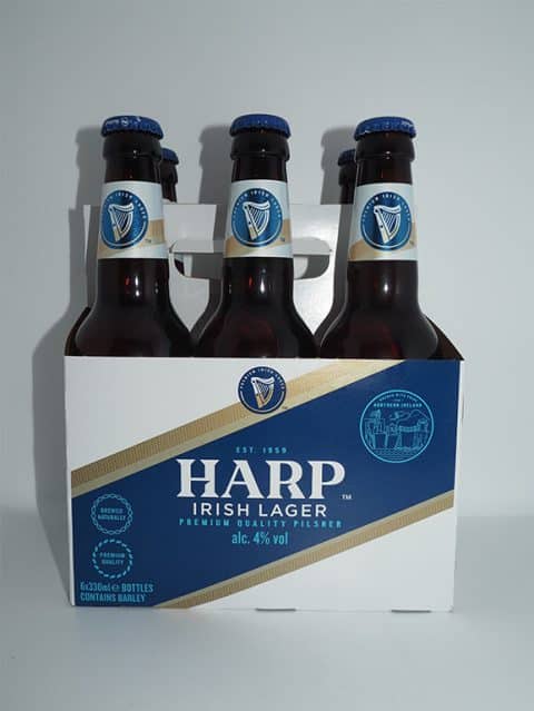 Harp Lager 6 Pack Bottles