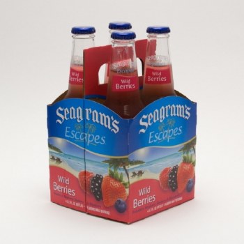 Seagrams Wild Berries 4 Pack Bottles