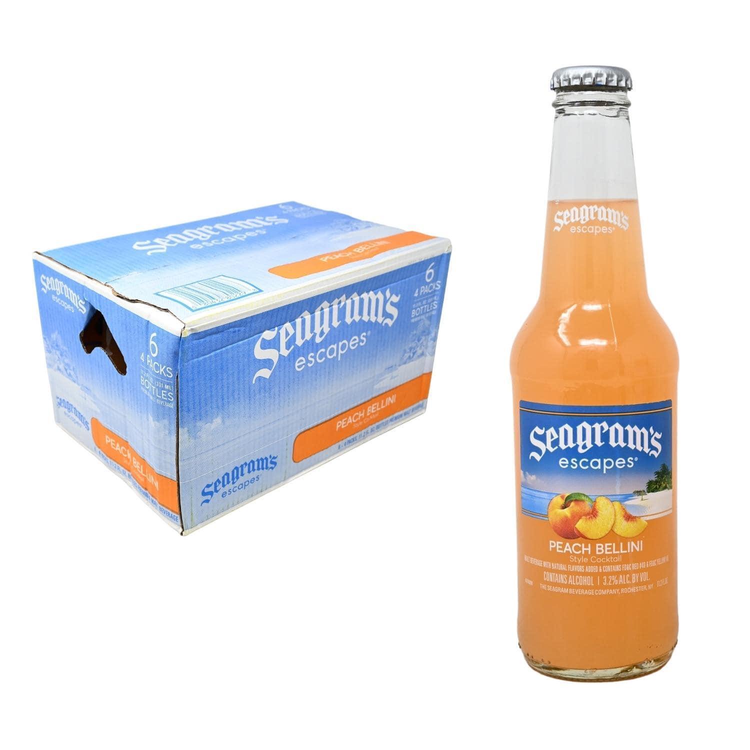 Seagrams Peach 4 Pack Bottles