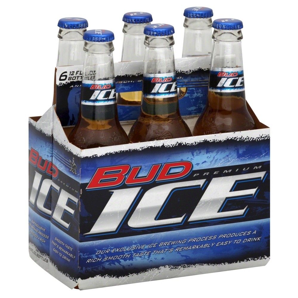 Bud Ice 6 Pack Bottles