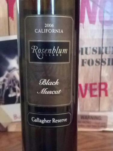 Rosenblum Cellars Black Muscat