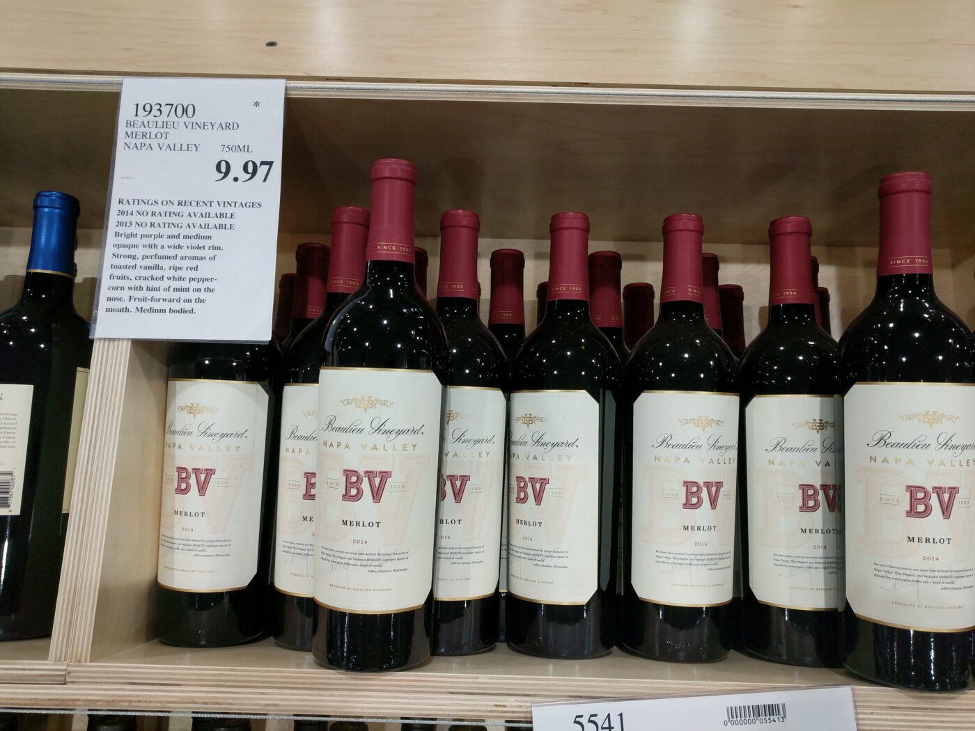 Bv Century Celler Merlot