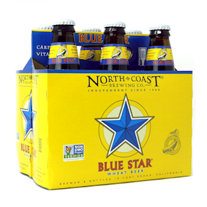 North Coast Blue Star Wheat 6 Pack Bottles
