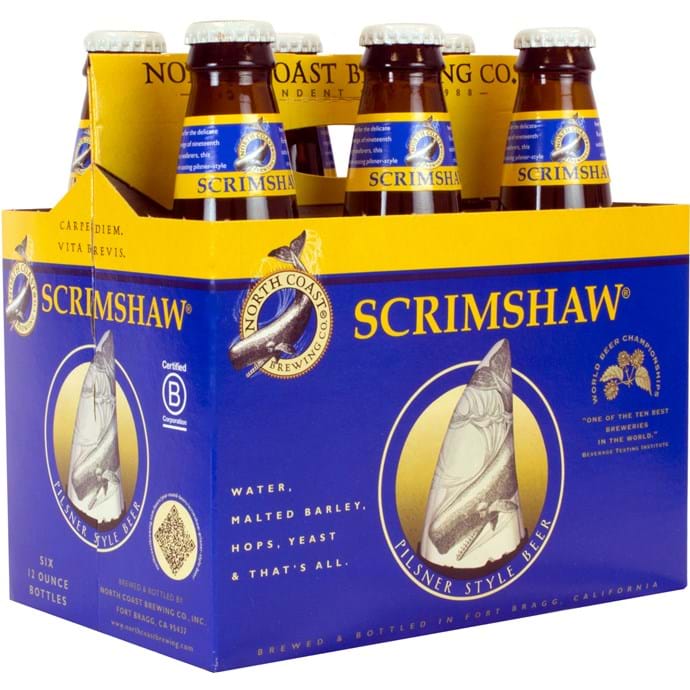 North Coast Scrimshaw Pilsner 6 Pack Bottles