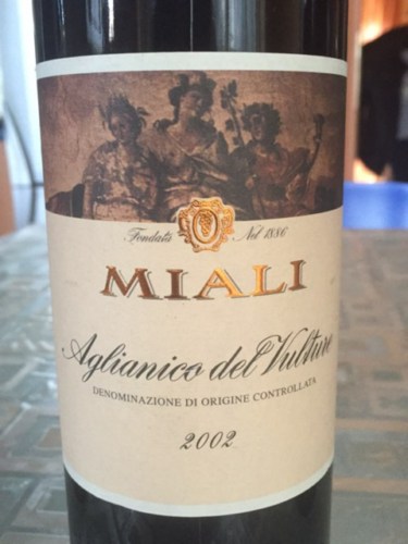 Miali Aglianico Del Vulture