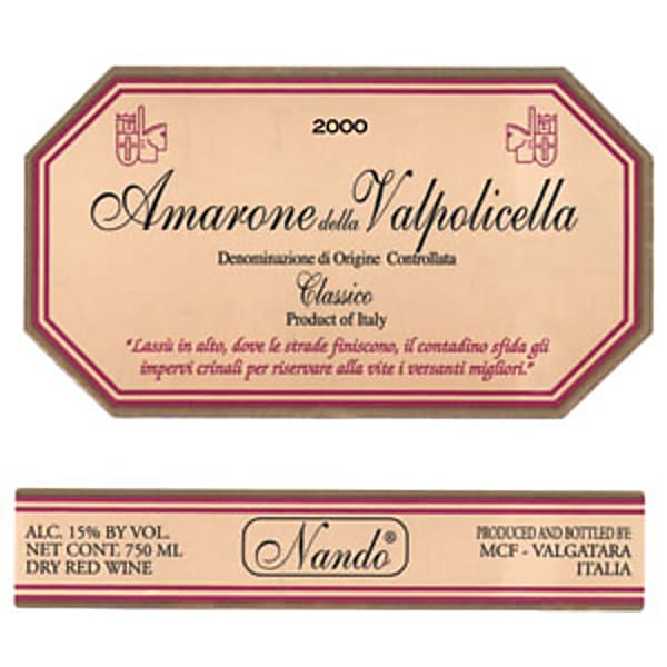 Nando Amarone Della Valpoli