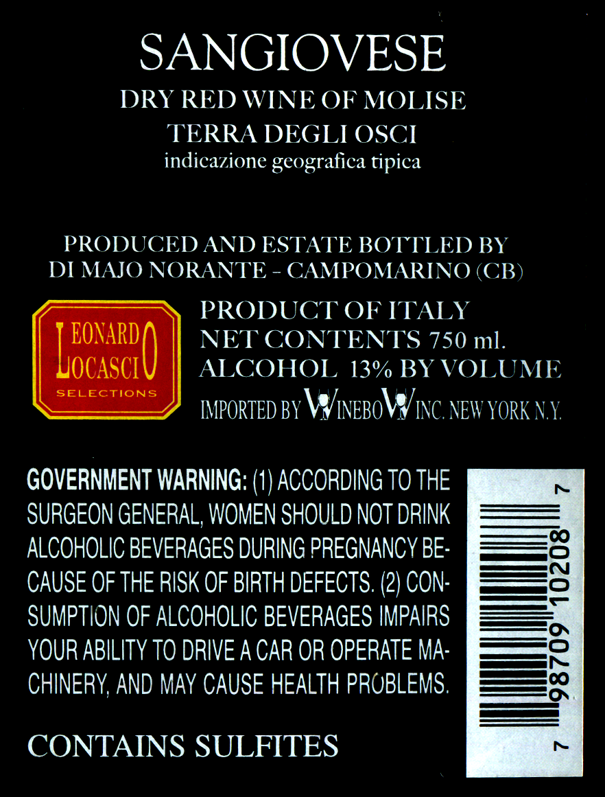 Di Majo Norante Sangiovese