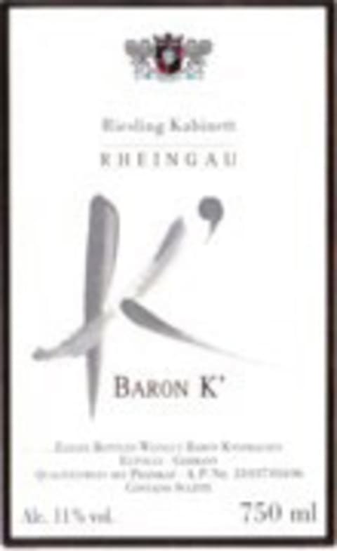Baron K Riesling
