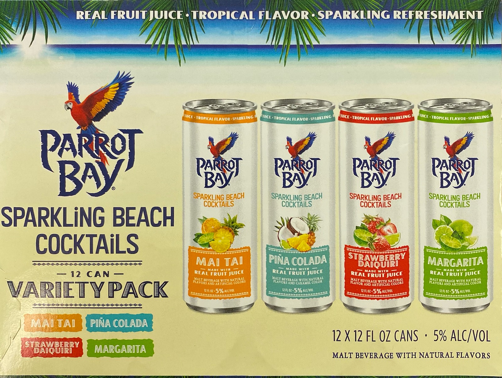 Cm Parrot Bay Matava Blue 6 Pack Bottles