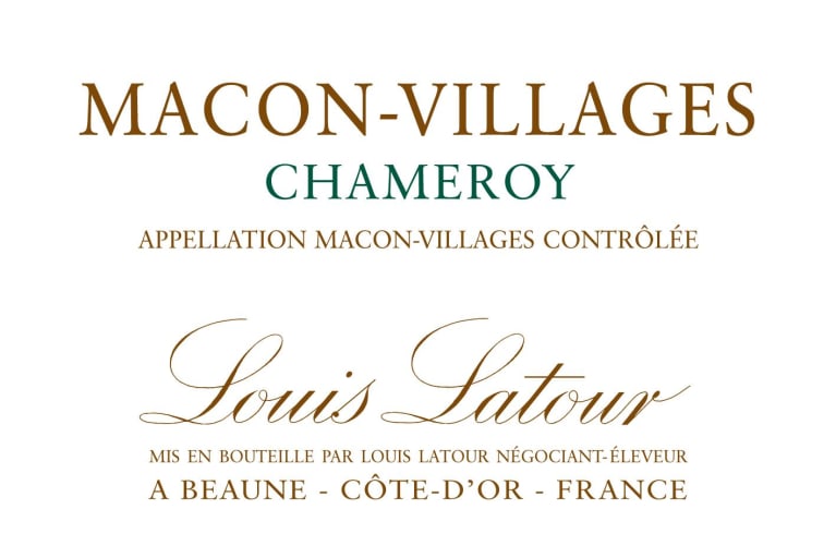Louis Latour Chameroy Macon Village