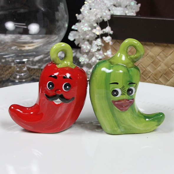 Sweet Red And Green Pepper Bottle