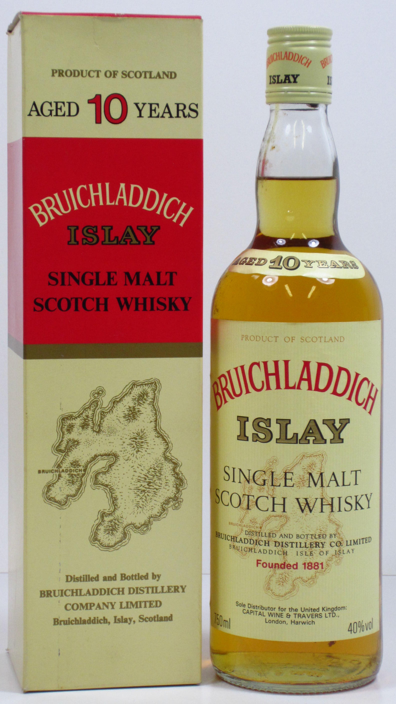Bruichladdich 10, 15 And 17 Years Single Malt