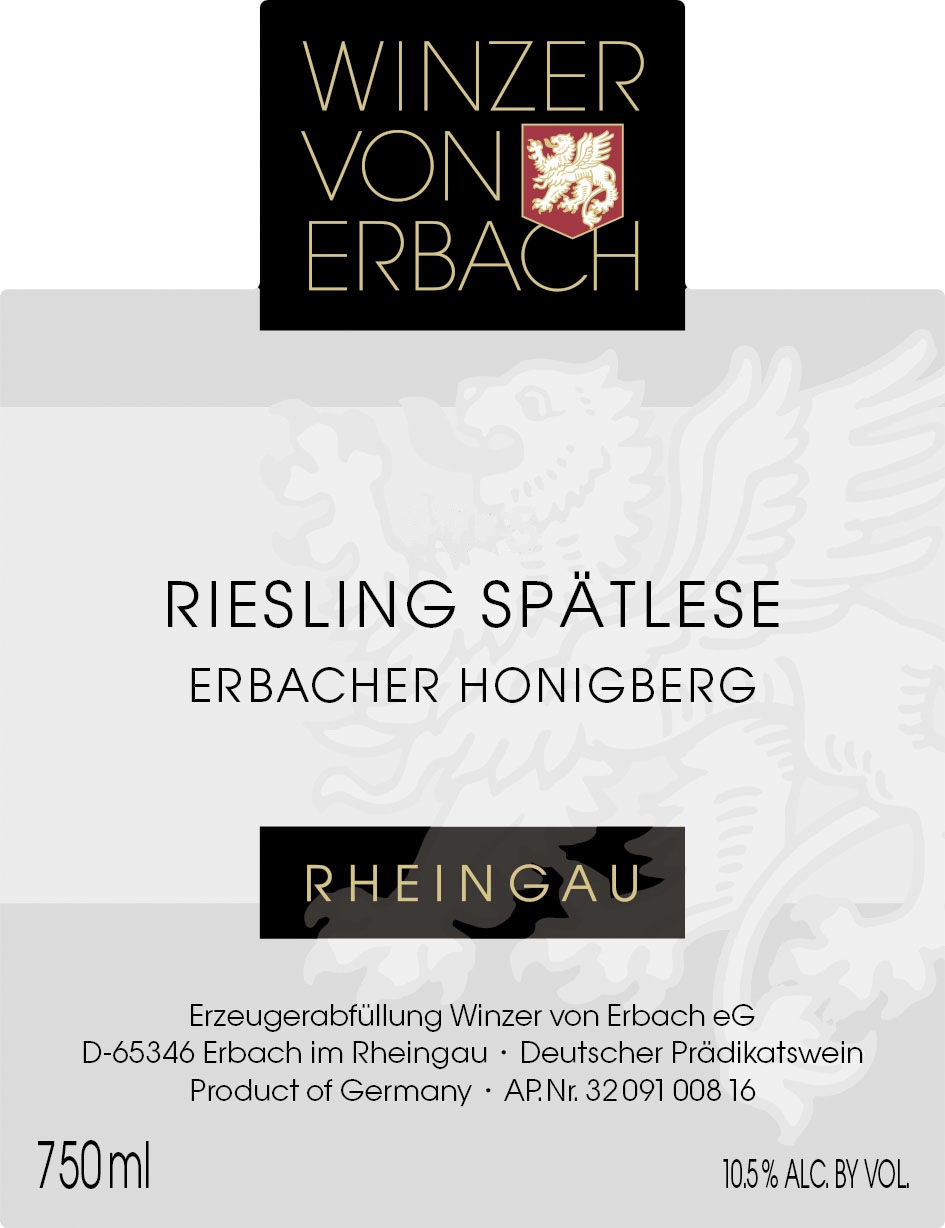 Winzer Von Erbach Honigberg Riesling