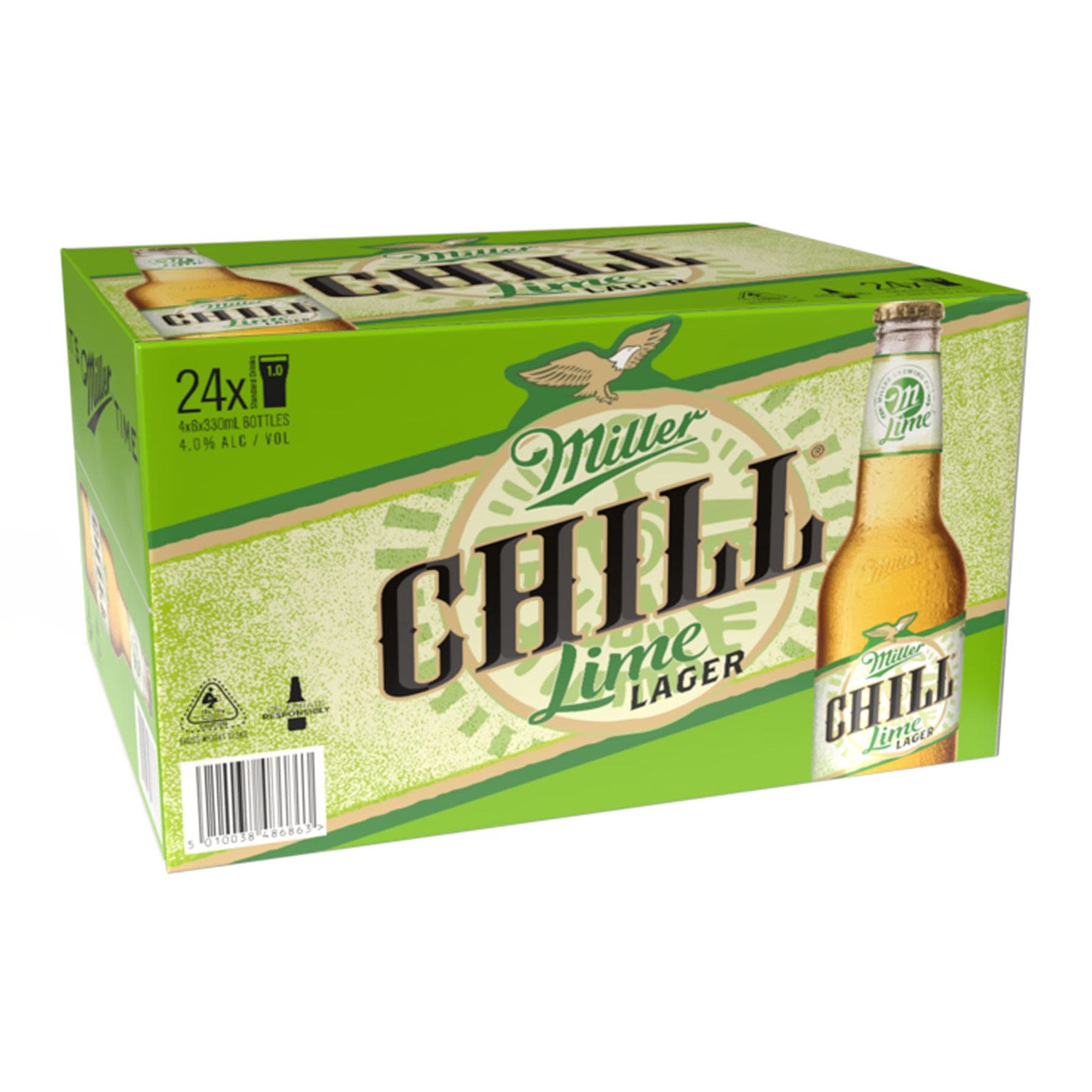 Miller Chill Chelada Style 6 Pack Bottles