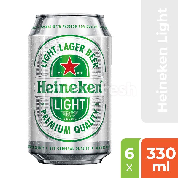 Heineken Light 6 Pack Cans